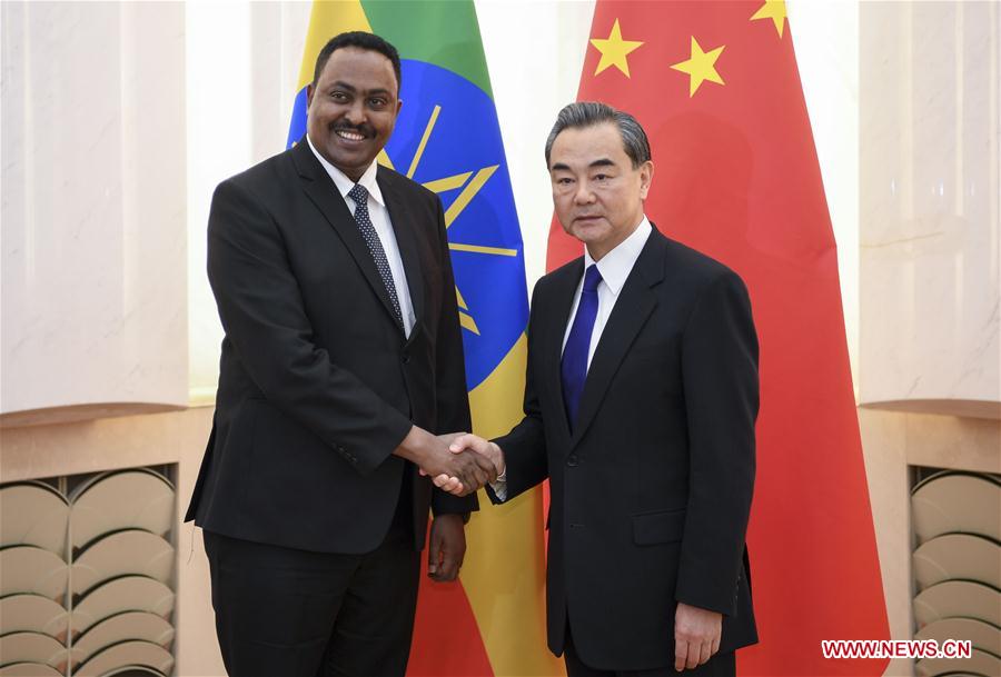 CHINA-BEIJING-WANG YI-ETHIOPIAN FM-MEETING (CN)