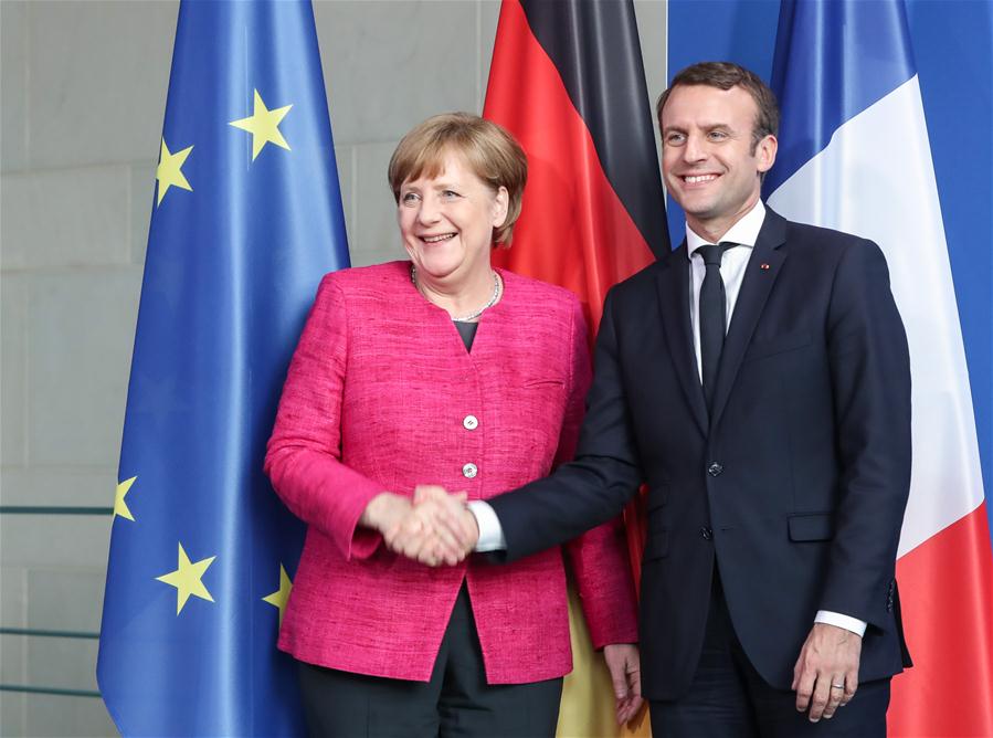 GERMANY-BERLIN-CHANCELLOR-FRANCE-PRESIDENT-PRESS CONFERENCE