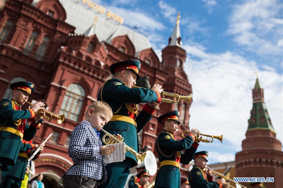 RUSSIA-MOSCOW-MILITARY BAND-CONCERT