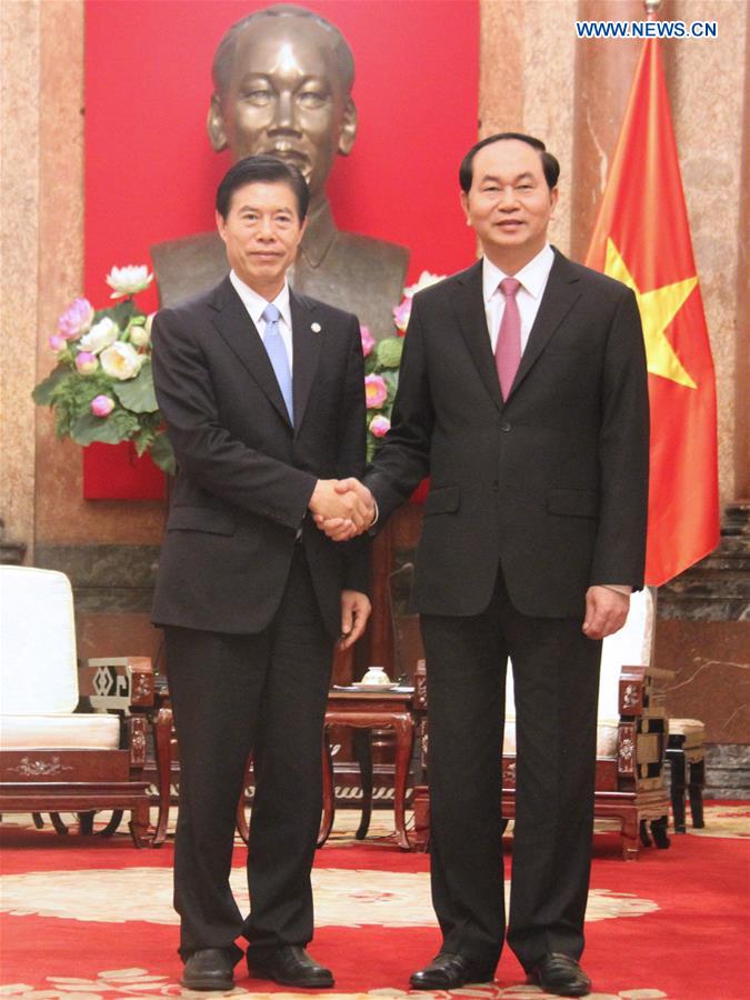 VIETNAM-HANOI-PRESIDENT-CHINA-ZHONG SHAN-MEETING