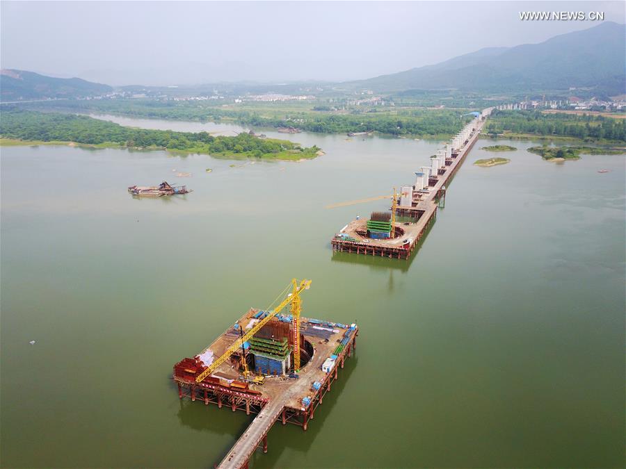 CHINA-JIANGXI-RAILWAY-BRIDGE-CONSTRUCTION(CN)