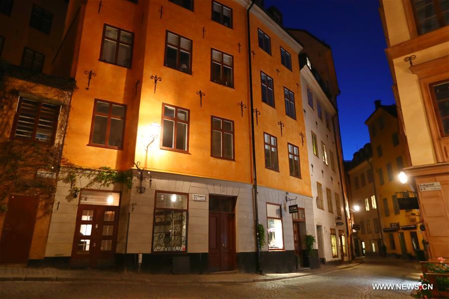 SWEDEN-STOCKHOLM-NIGHT VIEW