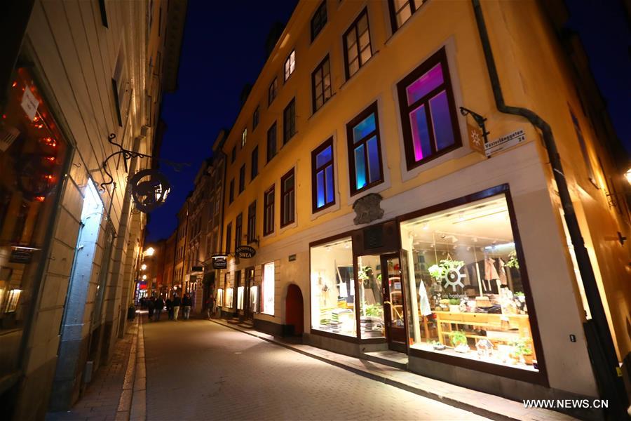 SWEDEN-STOCKHOLM-NIGHT VIEW