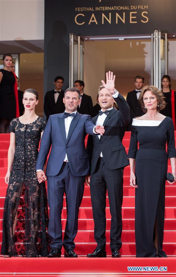 FRANCE-CANNES-70TH CANNES FILM FESTIVAL-IN COMPETITION-AMANT DOUBLE-RED CARPET
