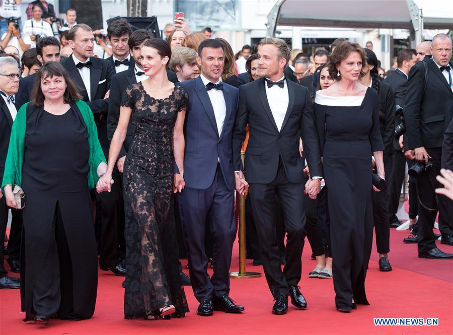 FRANCE-CANNES-70TH CANNES FILM FESTIVAL-IN COMPETITION-AMANT DOUBLE-RED CARPET