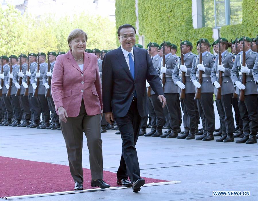 GERMANY-CHINA-LI KEQIANG-WELCOME CEREMONY