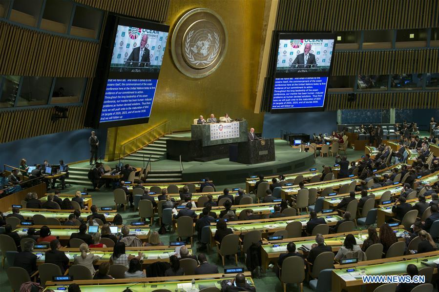 UN-GENERAL ASSEMBLY-OCEAN CONFERENCE