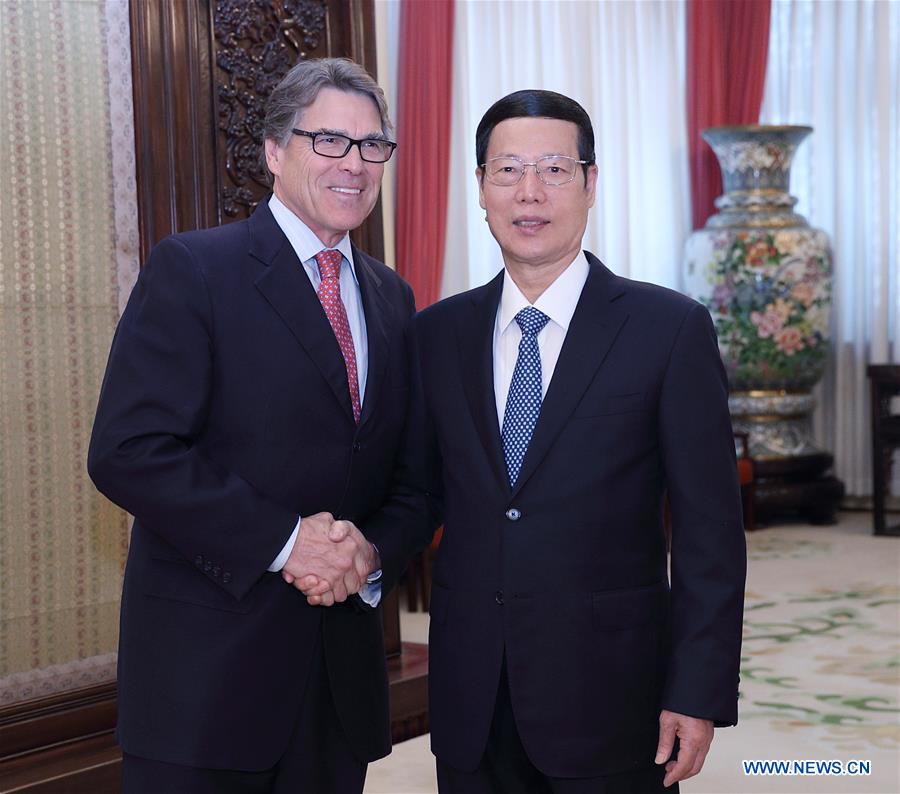 CHINA-BEIJING-ZHANG GAOLI-US-ENERGY SECRETARY-MEETING (CN)