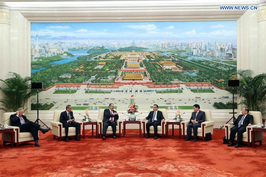 CHINA-BEIJING-LI KEQIANG-CEOS-MEETING(CN) 