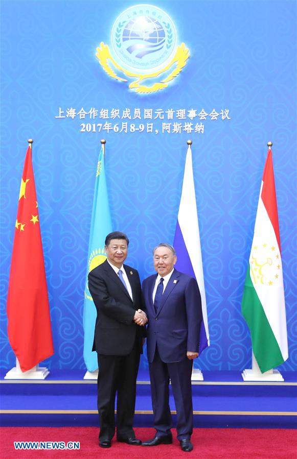 KAZAKHSTAN-CHINA-XI JINPING-SCO-MEETING