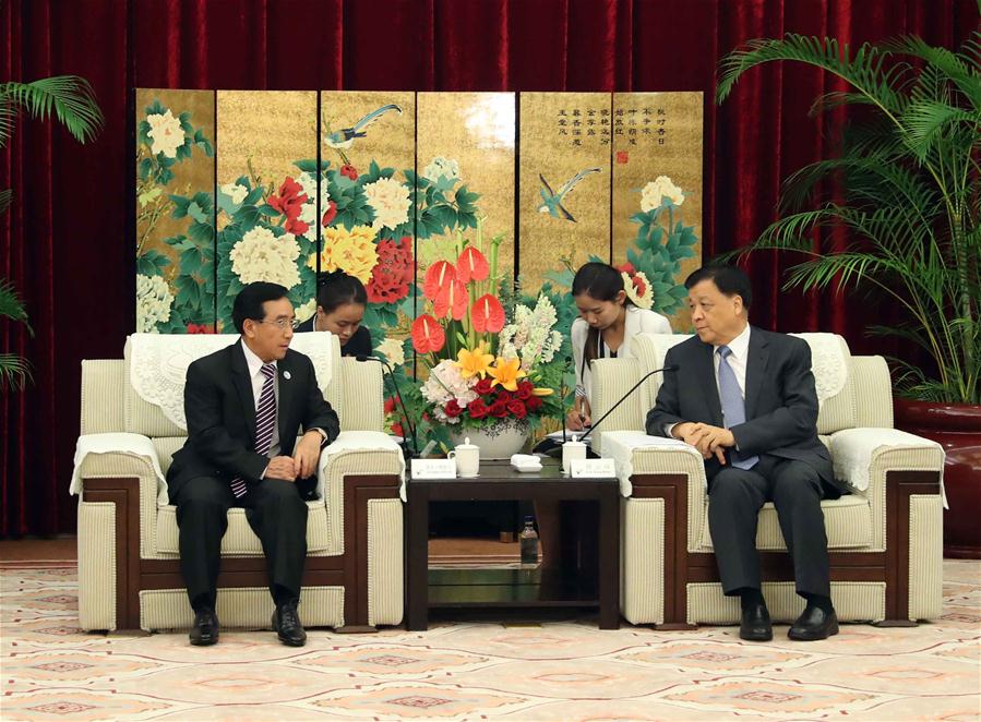 CHINA-FUZHOU-LIU YUNSHAN-LAOS-MEETING (CN)