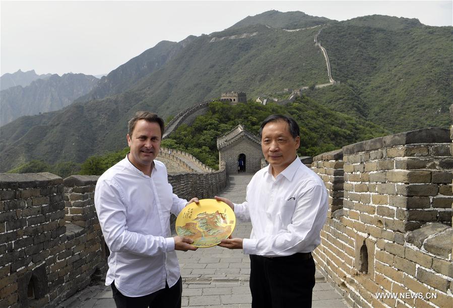 CHINA-BEIJING-LUXEMBOURG-PM-GREAT WALL-VISIT (CN)