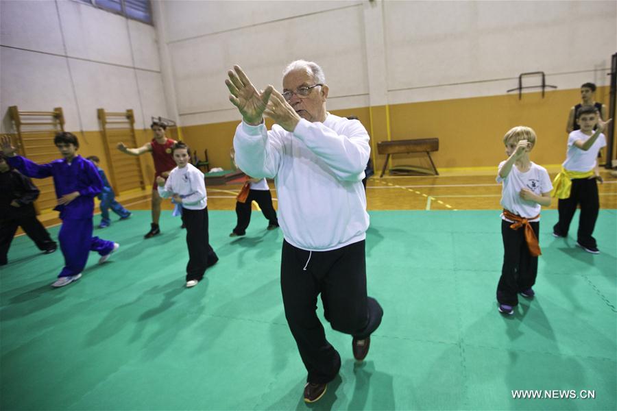 (SP)ITALY-LAVAGNA-OLD MAN-CHINESE MARTIAL ARTS