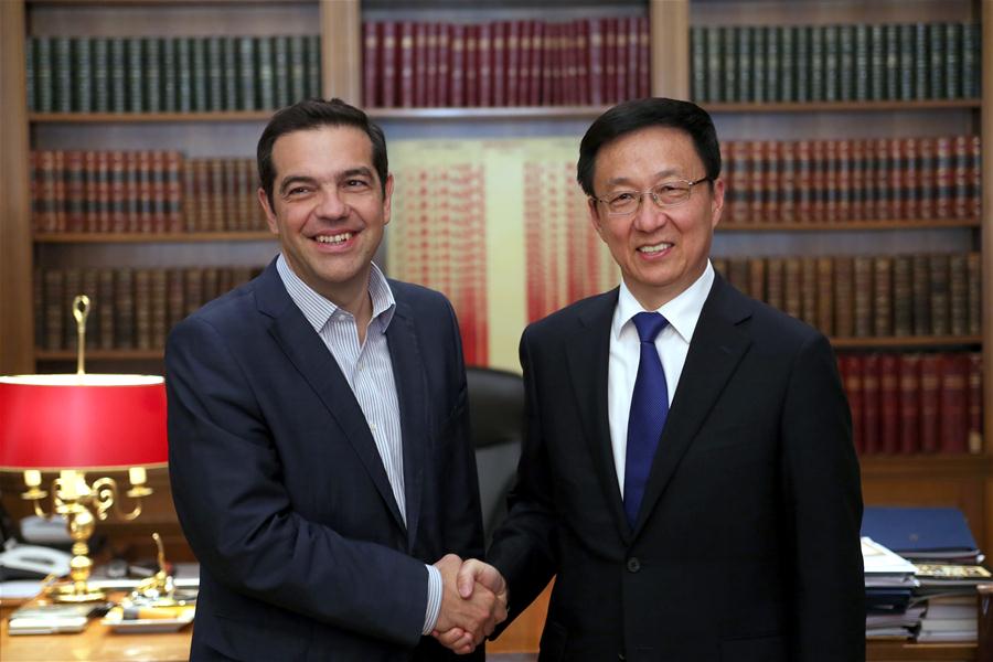 GREECE-ATHENS-PM-CHINA-HAN ZHENG-MEETING
