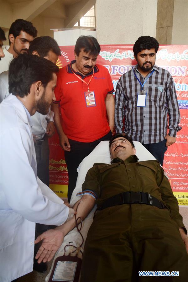 PAKISTAN-LAHORE-WORLD BLOOD DONOR DAY