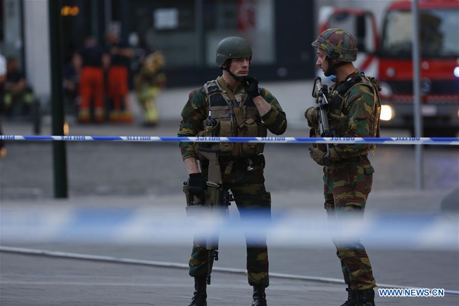 BELGIUM-BRUSSELS-CENTRAL STATION-SMALL EXPLOSION