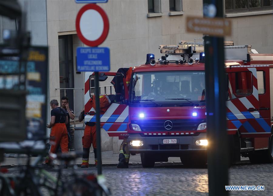 BELGIUM-BRUSSELS-CENTRAL STATION-SMALL EXPLOSION