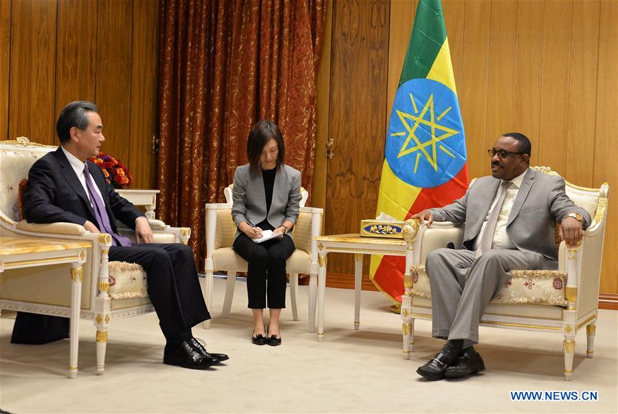 ETHIOPIA-ADDIS ABABA-CHINESE FM-MEETINGS