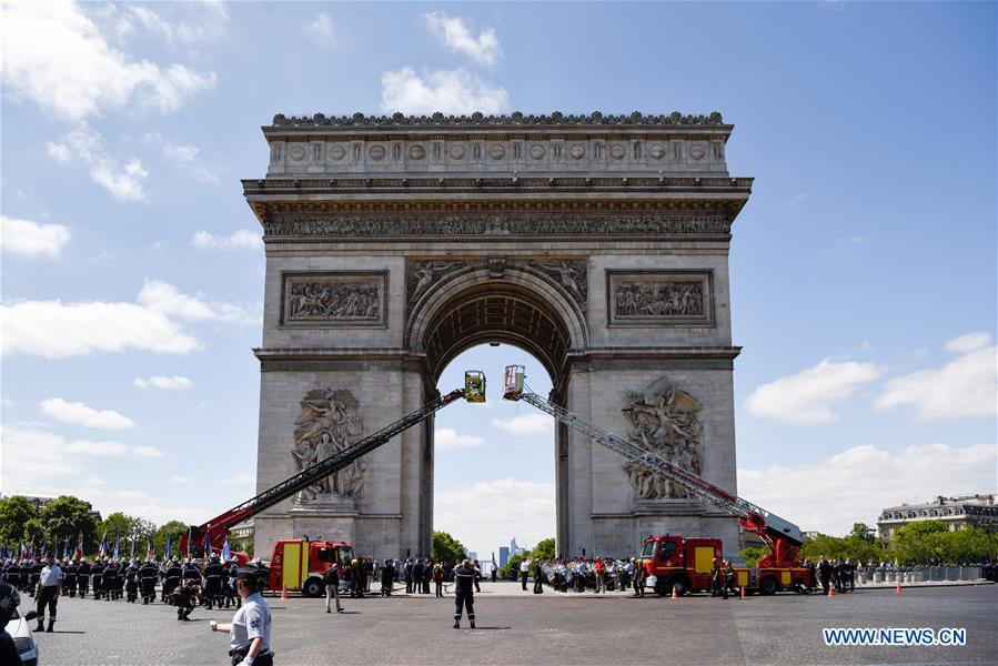 FRANCE-PARIS-NATIONAL FIREFIGHTERS' DAY