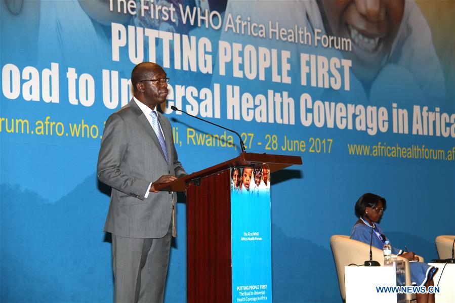 RWANDA-KIGALI-WHO-FIRST AFRICA HEALTH FORUM