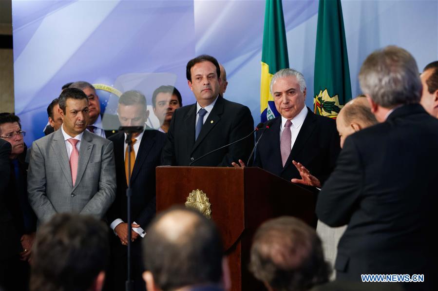 BRAZIL-BRASILIA-POLITICS-MICHEL TEMER