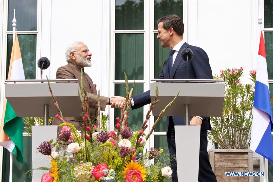 THE NETHERLANDS-THE HAGUE-INDIA-RUTTE-MODI-MEETING