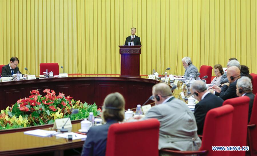 CHINA-BEIJING-DU QINGLIN-EUROPE-ROUND TABLE MEETING (CN)