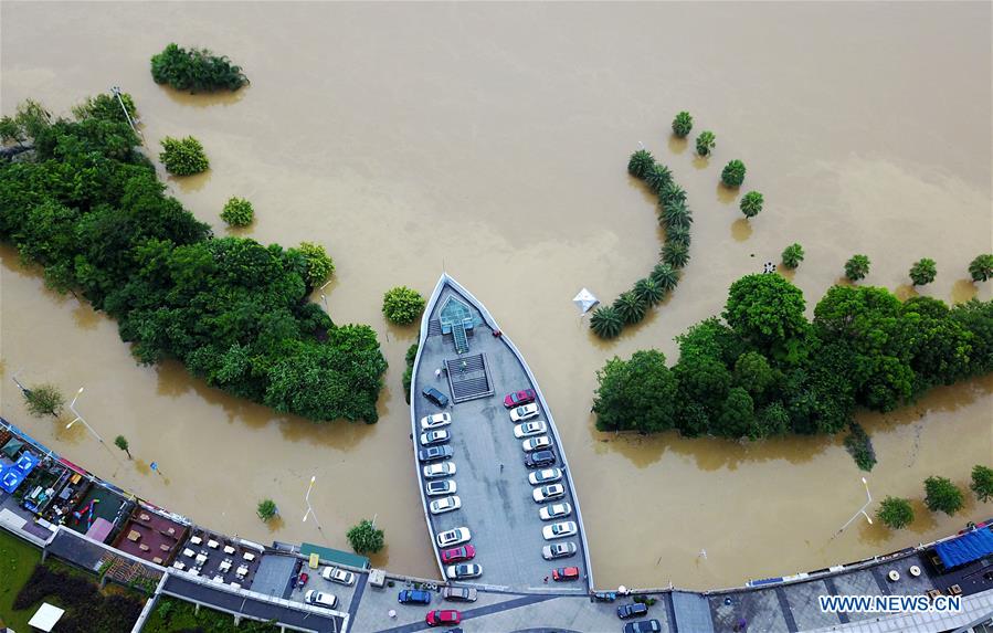 #CHINA-LIUZHOU-FLOOD-WATER LEVEL (CN) 