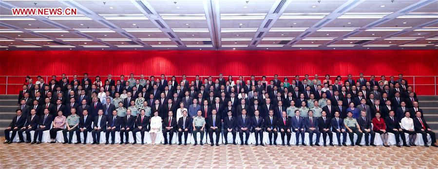 CHINA-HONG KONG-XI JINPING-CENTRAL GOVERNMENT OFFICIALS-MEETING (CN)