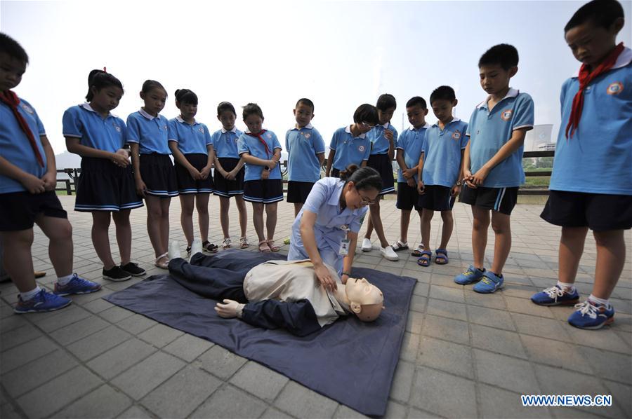 #CHINA-CHILDREN-SUMMER VACATION-SAFETY EDUCATION (CN)