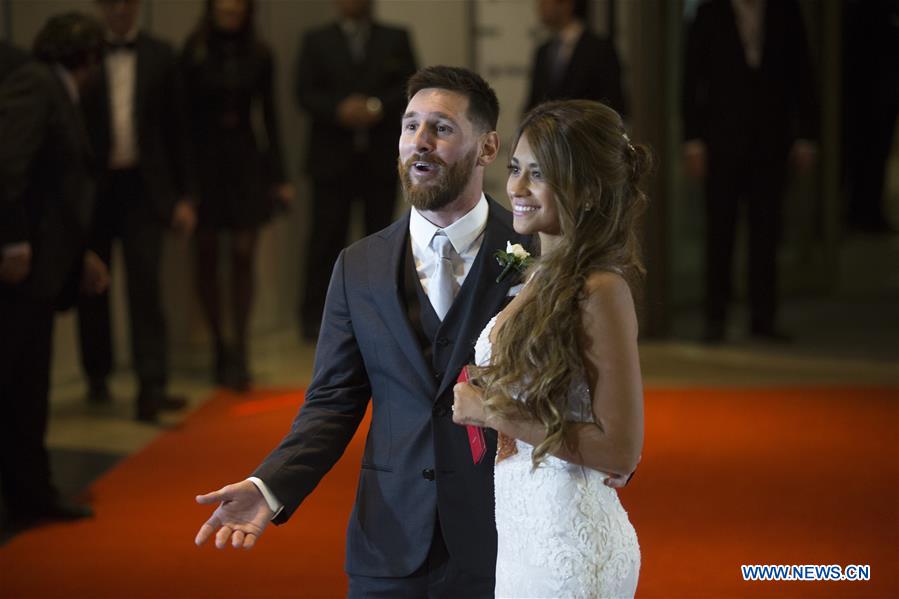 (SP)ARGENTINA-ROSARIO-SOCCER-MESSI-WEDDING