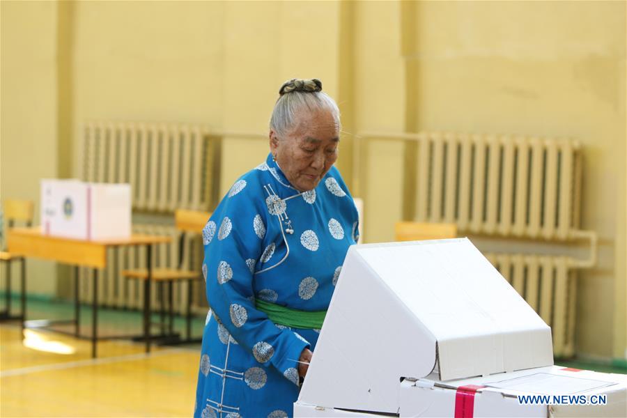 MONGOLIA-ULAANBAATAR-ELECTION