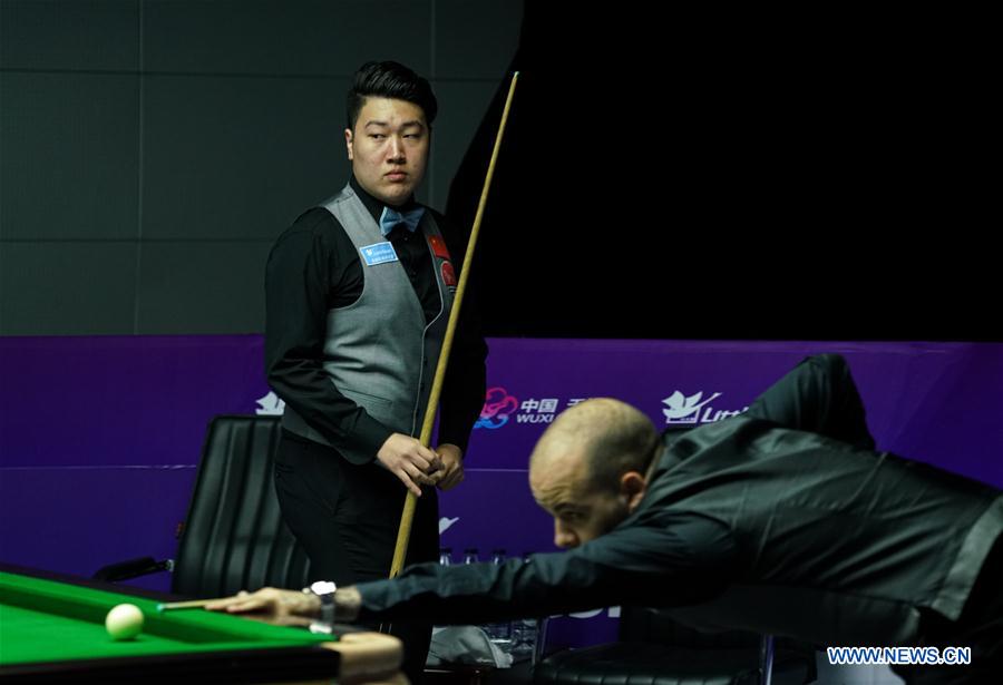 (SP)CHINA-WUXI-SNOOKER-WORLD CUP TEAM (CN)