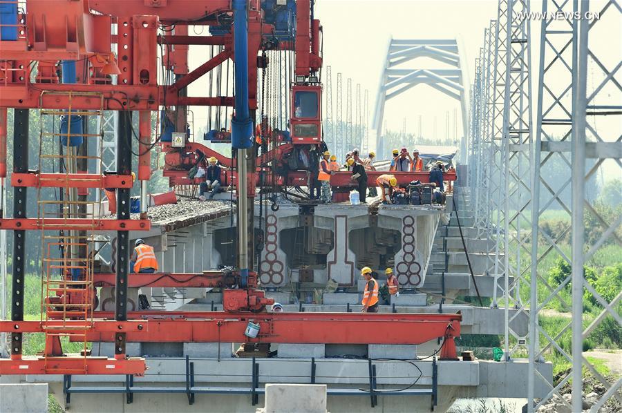 CHINA-TANGSHAN-RAILWAY BRIDGE-CONSTRUCTION(CN)