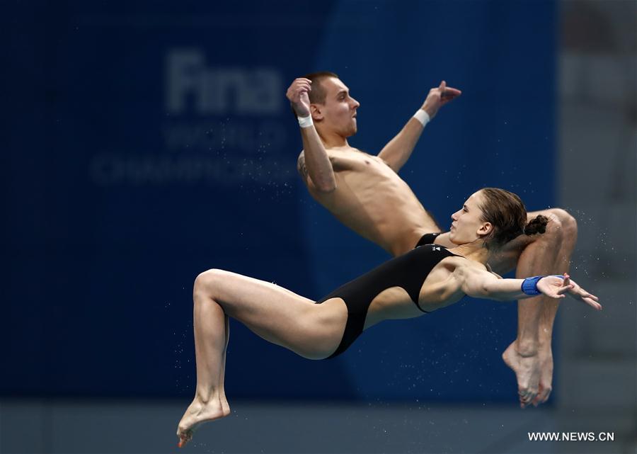 (SP)HUNGARY-BUDAPEST-FINA WORLD CHAMPIONSHIPS-DIVING-MIXED 10M PLATFORM SYNCHRONISED FINAL