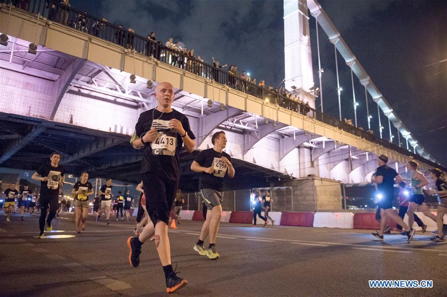 (SP)RUSSIA-MOSCOW-NIGHT RUN