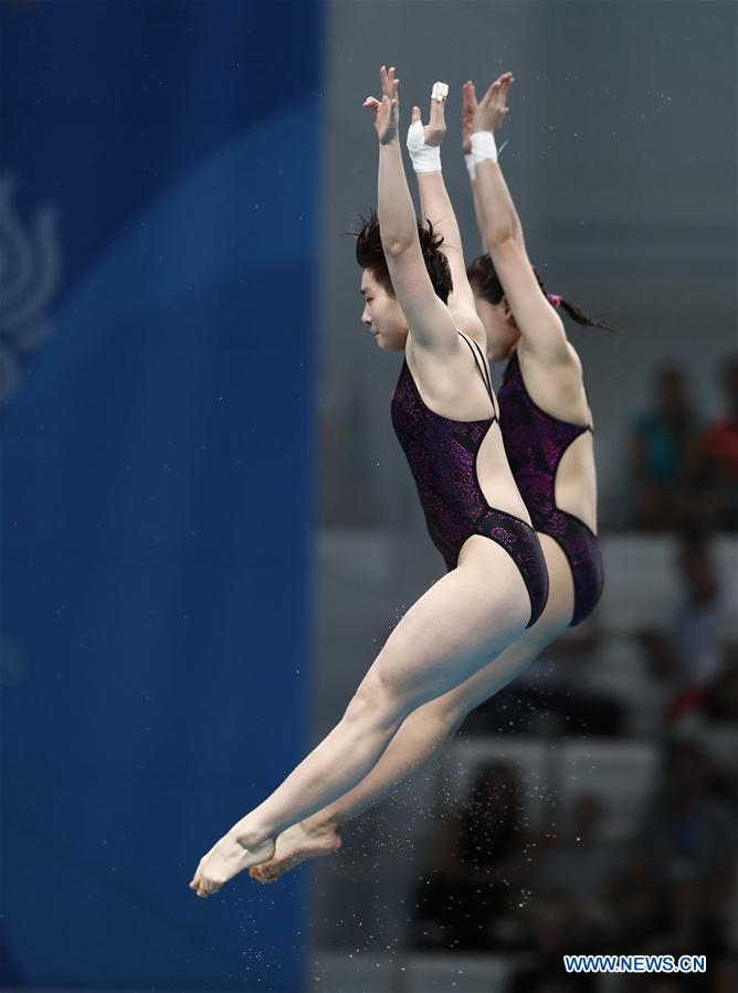 (SP)HUNGARY-BUDAPEST-FINA WORLD CHAMPIONSHIPS-DIVING-WOMEN 10M SYNCHRONISED FINAL