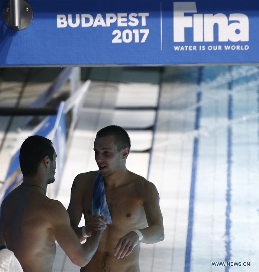 (SP)HUNGARY-BUDAPEST-FINA WORLD CHAMPIONSHIPS-DIVING-MEN 10M SYNCHRONISED FINAL