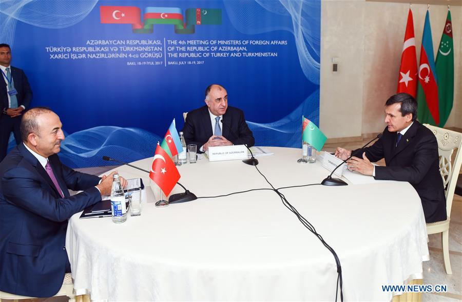AZERBAIJAN-BAKU-TRILATERAL FM MEETING 