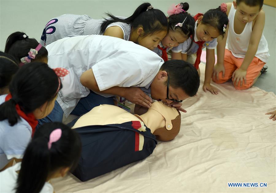 CHINA-ANHUI-SUMMER VACATION-FIRST AID (CN)