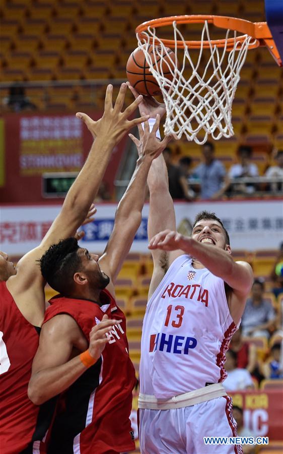 (SP)CHINA-SHENZHEN-BASKETBALL-STANKOVIC CONTINENTAL CUP 2017