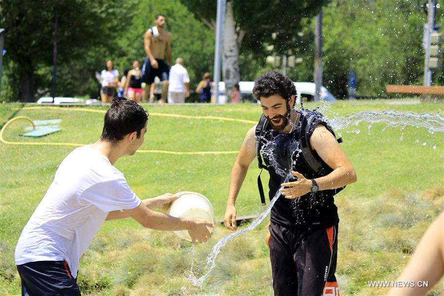 ARMENIA-YEREVAN-WATER FESTIVAL 