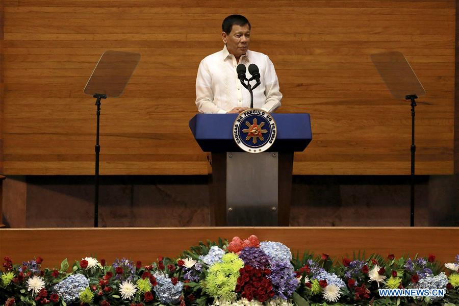 PHILIPPINES-QUEZON CITY-STATE OF THE NATION ADDRESS