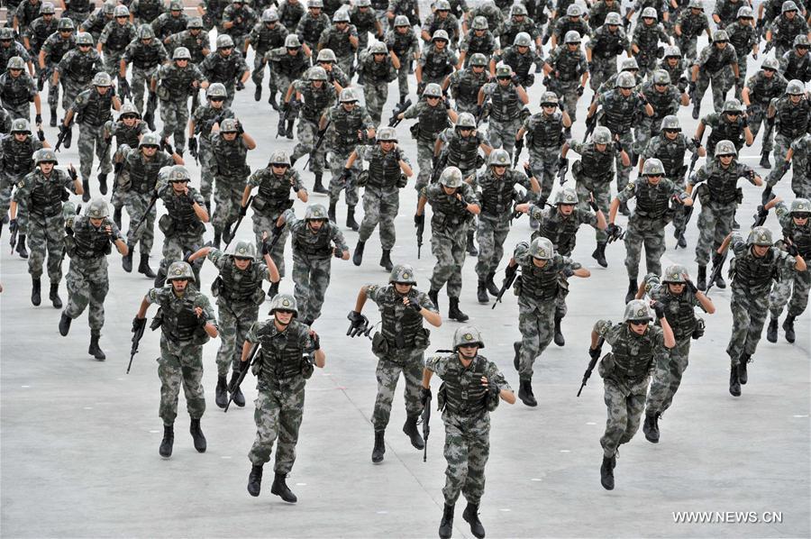 CHINA-XINJIANG-KORLA-ARMY GAMES-KICK OFF(CN)