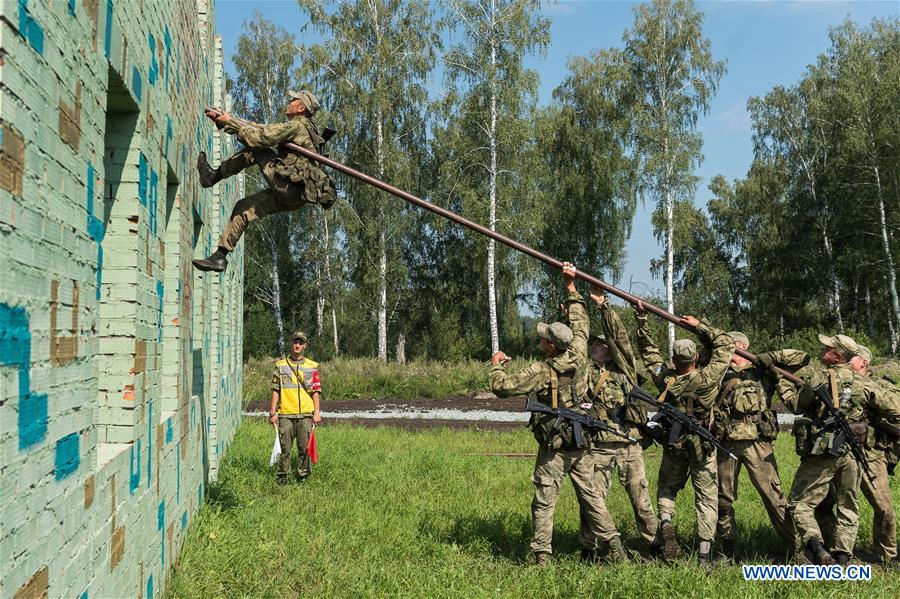 RUSSIA-NOVOSIBIRSK-INTERNATIONAL ARMY GAMES 2017-"ARMY SCOUT MASTERS" COMPETITION