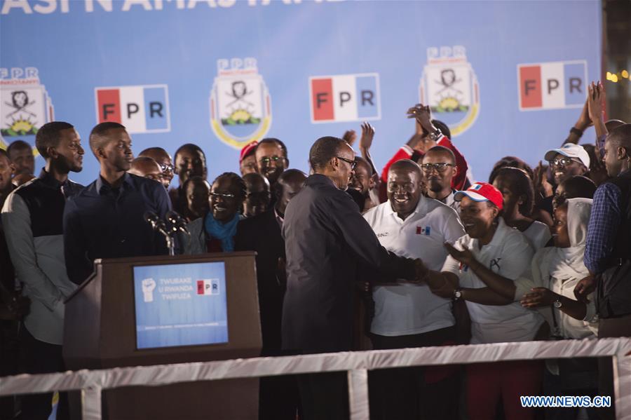 RWANDA-KIGALI-PRESIDENTIAL ELECTIONS-PAUL KAGAME