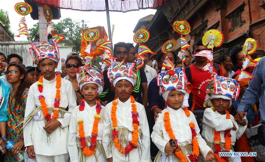 NEPAL-KATHMANDU-GAIJATRA FESTIVAL