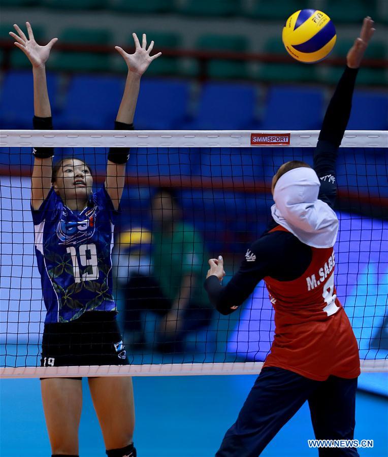 (SP)PHILIPPINES-LAGUNA PROVINCE-ASIAN WOMEN'S VOLLEYBALL-THAILAND VS IRAN