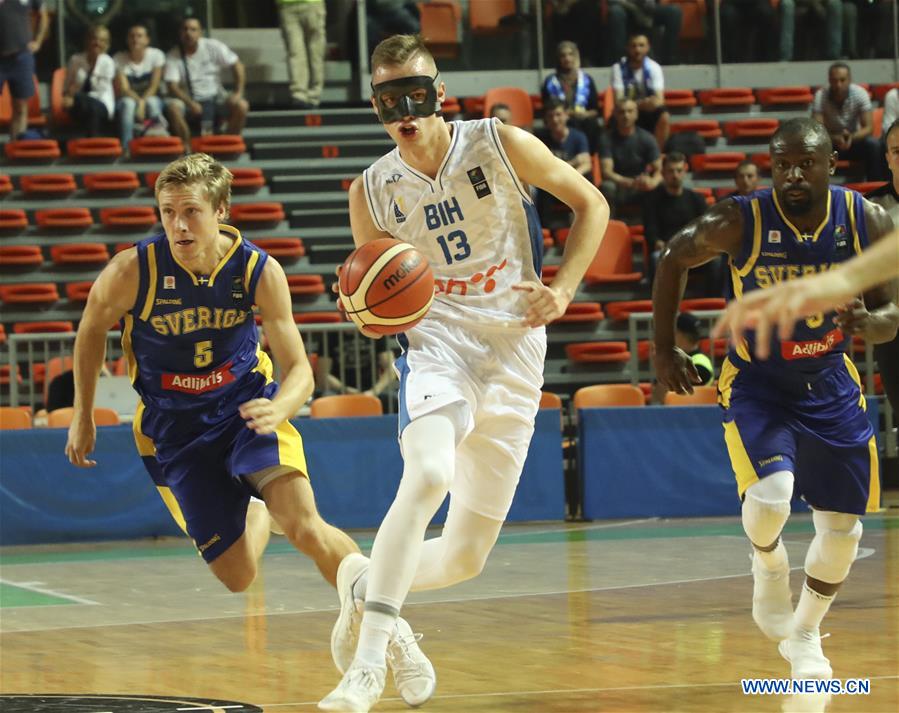 (SP)BOSNIA AND HERZEGOVINA-ZENICA-BASKETBALL-FIBA WORLD CUP 2019-EUROPEAN PREQUALIFIERS-BIH VS SWEDEN