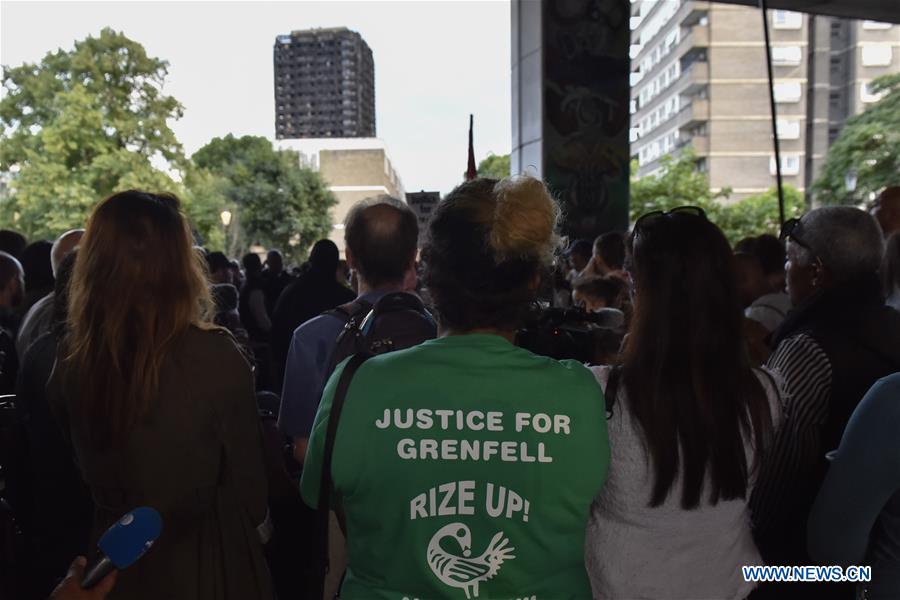 BRITAIN-LONDON-GRENFELL TOWER-FIRE-MARCH